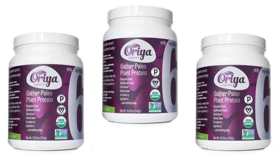 Gather Paleo Plant Protein - Unsweetened and Unflavored (3 Pack)