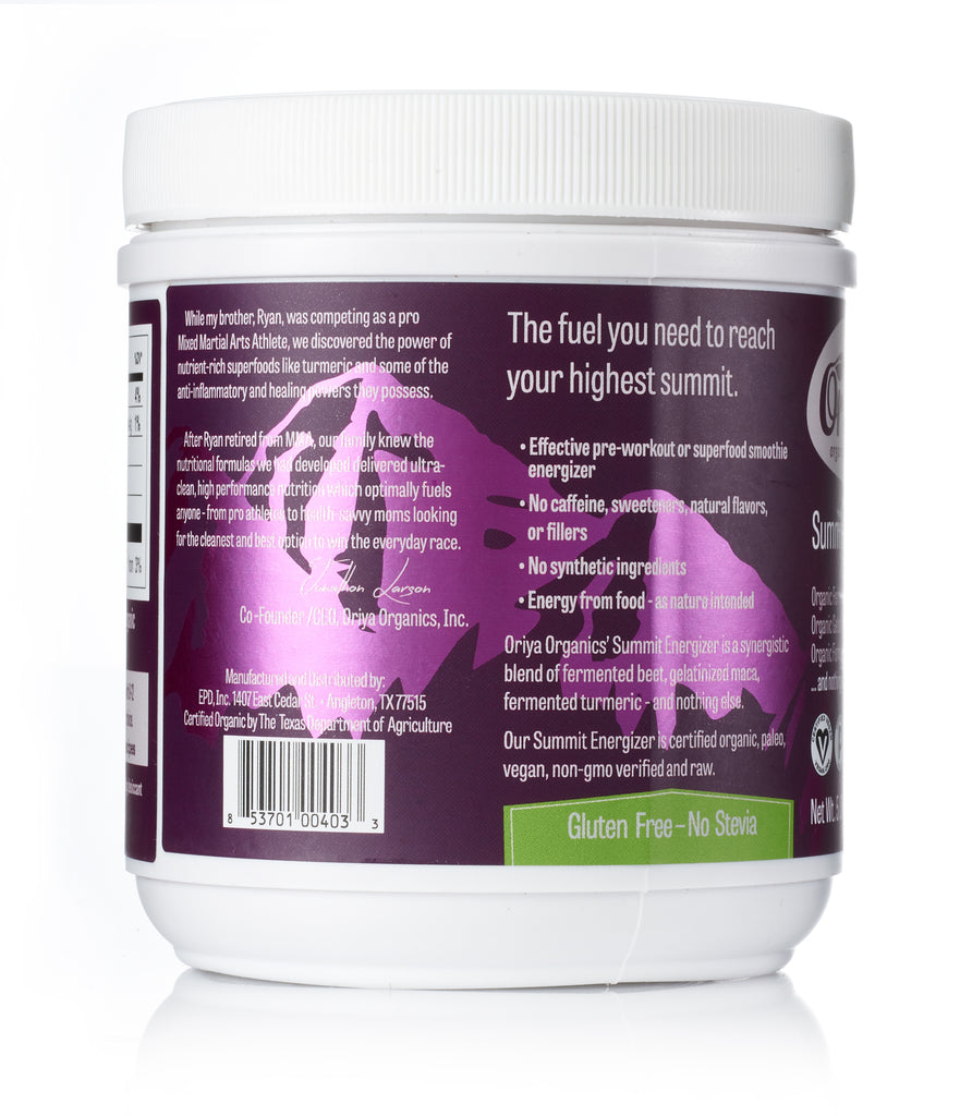 Oriya Organics Summit Energizer side