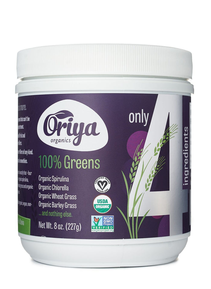 Oriya Organics 100% Greens front
