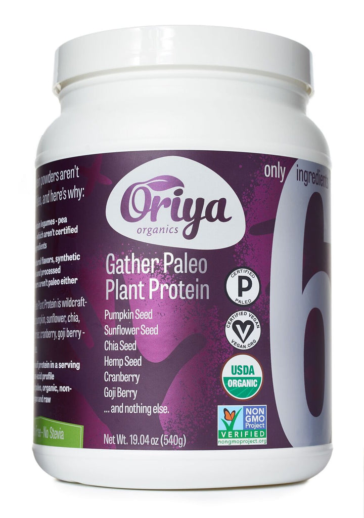 Oriya Organics Gather Paleo Plant Protein front